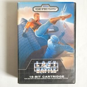 Last Battle Sega Genesis Video Game 1989 16 Bit